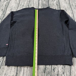 VTG Ralph Lauren Polo Jeans Sweatshirt Spell Out Embroidered RL Flag Men's M