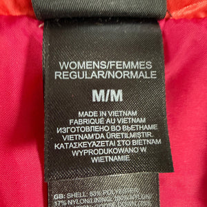 The North Face 550 Goose Down Puffer Vest Women’s M Red Quilted Jacket Insulated