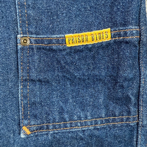 Prison Blues USA Made Double Knee Carpenter Jeans Men’s 46x30 Heavy Denim