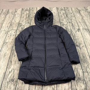 UNIQLO Ultra Light Down Hooded Puffer Jacket Navy Women's S
