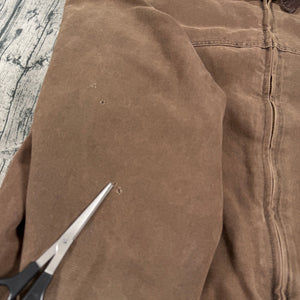 VTG Carhartt Santa Fe Jacket J14 CHT Corduroy Collar Distressed Men’s 3XL