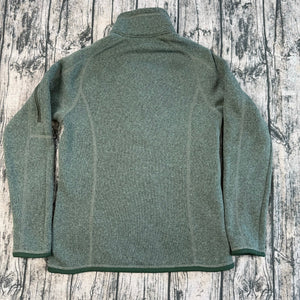 Patagonia Snap T Pullover Better Sweater Fleece Green Solid Women's S