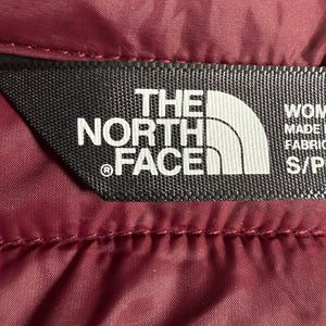 The North Face Quilted Insulated Shirt Jacket Burgundy Snap Front Women's S