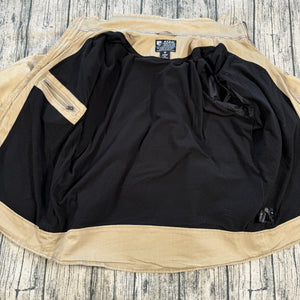 KUHL Men’s XXL Tan Jacket Canvas Outdoor Fleece Lined Coat Patina Dye Workwear