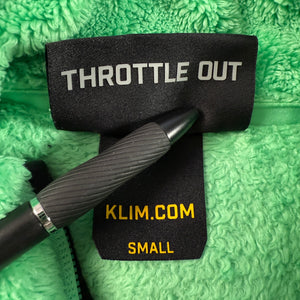 Klim Cascade 1/4 Zip Fleece Pullover Teal Green Sherpa Fleece Women's S