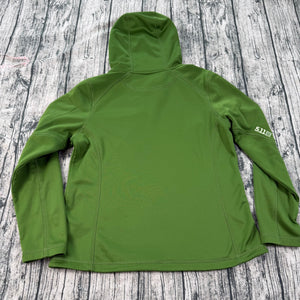 5.11 Tactical Hoodie Jacket Green Full-Zip Soft-Shell Women's XL
