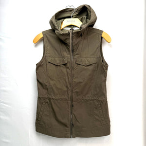 KÜHL Stryka Vest Hooded Full Zip 2156 Khaki Green Women’s Small