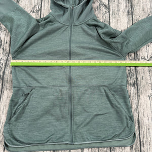 Columbia Green/Sage Hoodie Jacket Fleece Lightweight Women’s Large