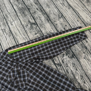 5.11 Tactical Shirt Mens XL Black Gray Yellow Plaid Cotton Concealed Snap NWOT