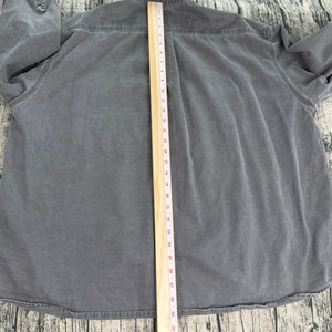 Carhartt Shirt Mens Gray 2XL Button Down Workwear Long Sleeve Cotton