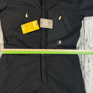 Carhartt Yukon Extremes Coveralls X06 BLK Men’s 34 R Arctic Quilt Insulated NEW