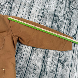 NWOT Carhartt Men's Sz 42 Barn Jacket C01 BRN Duck Canvas Blanket Lined USA Made