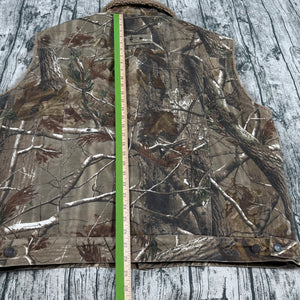 Levi’s Signature Camo Sherpa Lined Hunting Vest Button Front Men's 2XL