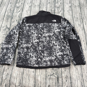 NWT The North Face Denali Jacket Men’s L Black Marbled Polartec Fleece Outdoor
