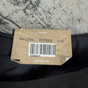 NWT Carhartt R33 BLK Yukon Arctic Insulated Bib Overalls Men’s 40x30 Black