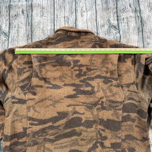 Columbia Gallatin Range Wool Blend Jacket Outfitter Brown Camo Hunting Shirt XL