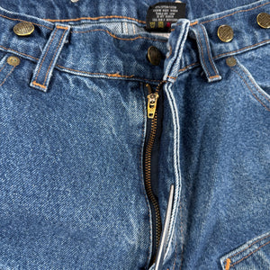 PRSN BLU Prison Blues Double Knee Work Jeans USA Made Blue Denim Men’s 38