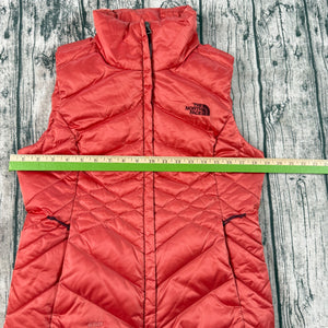 The North Face 550 Down Vest Coral Pink Puffer Women’s S