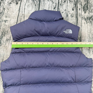 The North Face Nuptse 700 Goose Down Puffer Vest Purple Women's S