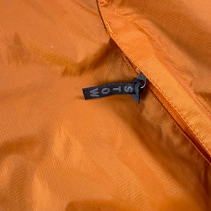 The North Face Hooded Windbreaker Jacket Orange Lightweight Packable Men's M