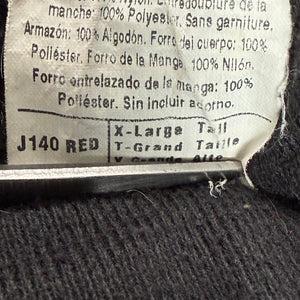 Carhartt J140 Active Jacket Quilted Flannel Lined Firm Duck Red XLT USA Made