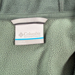Columbia Green/Sage Hoodie Jacket Fleece Lightweight Women’s Large