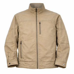 KUHL Men’s XXL Tan Jacket Canvas Outdoor Fleece Lined Coat Patina Dye Workwear