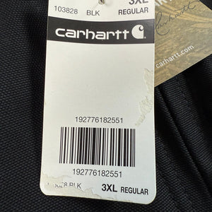 NWT Carhartt 103828 BLK Detroit Jacket Black 3XL Blanket Lined