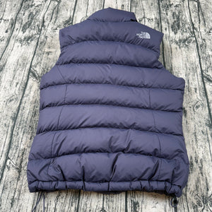 The North Face Nuptse 700 Goose Down Puffer Vest Purple Women's S