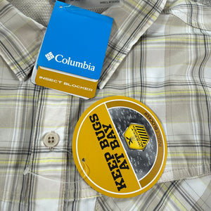 NWT Columbia Insect Blocker Plaid Shirt Men’s XXL Long Sleeve Fishing