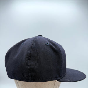 Supreme New Era 59FIFTY Navy Wool Fitted Cap Ice S Logo Size 7 3/8