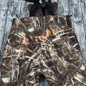 Drake Waterfowl Systems Insulated Camo Bib Overalls Men’s L Advantage Max-4 HD