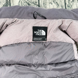 The North Face Nuptse 700 Down Puffer Vest Purple Full Zip Women's S