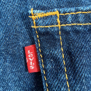 VTG Levi’s 517 Boot Cut Y2K Jeans Dark Wash Mexico Made Distressed Men's 36x32