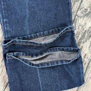 VTG Levi’s 517 Boot Cut Y2K Jeans Dark Wash Mexico Made Distressed Men's 36x32