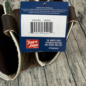 NWT Tony Lama BARTLETT 11" Work Boots 9.5EE Waterproof Steel Toe Leather Western