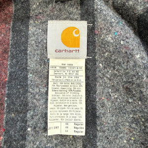 Vtg 2008 Carhartt J01 DNY Detroit Jacket Dark Navy - Made in USA - Excellent 44