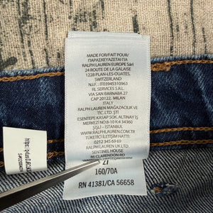 Polo Ralph Lauren Concept Blue Wide Leg Jeans Women’s 27 NWT