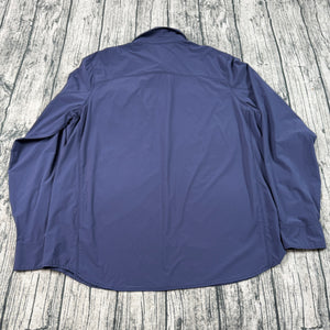 Outdoor Research Astroman Long Sleeve Sun Shirt Men’s XL Blue Lightweight UPF