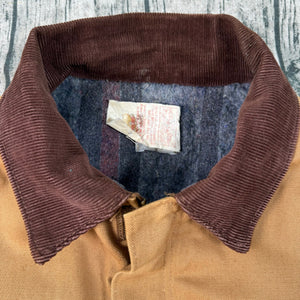 Vtg Carhartt Men's Size 40 Blanket Lined Barn Jacket USA Union Made CB1806