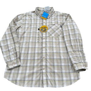 NWT Columbia Insect Blocker Plaid Shirt Men’s XXL Long Sleeve Fishing