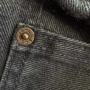 VTG 90s Levi's Jeans Mens 36x30 Black Faded Orange Tab Canada Made Y2K