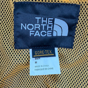 Vtg 80's The North Face Men's Size M Gore-Tex Shell Jacket Yellow Mountain Light