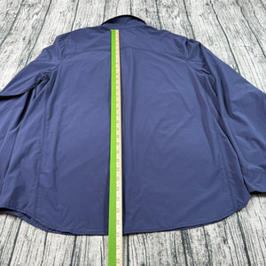 Outdoor Research Astroman Long Sleeve Sun Shirt Men’s XL Blue Lightweight UPF