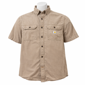 Carhartt 104369-256 Loose Fit Midweight Chambray Shirt Men’s Large Tan Workwear