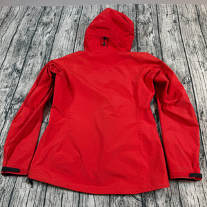 Arc'teryx Women’s M Gore-Tex Hooded Jacket Red Waterproof Performance