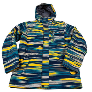 Burton Dryride Poacher Insulated Chittagong Snowboard Ski Jacket Mens M Hooded