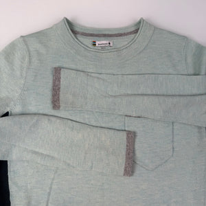 Smartwool Mint Shadow Pine Pocket Wool Blend Base Layer Men's S