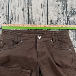 Kuhl Women’s 4 Short Brown Stretch Bootcut Pants Mid Rise Outdoor