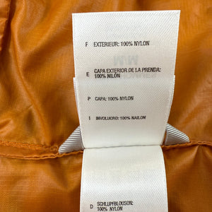 The North Face Hooded Windbreaker Jacket Orange Lightweight Packable Men's M